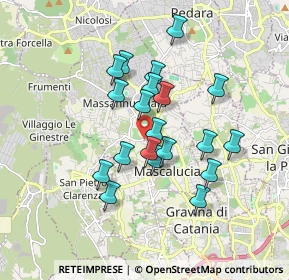 Mappa Via Giovanni Boccaccio, 95030 Mascalucia CT, Italia (1.6625)