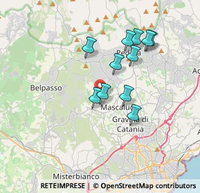 Mappa Via Timeo, 95030 Mascalucia CT, Italia (3.43727)