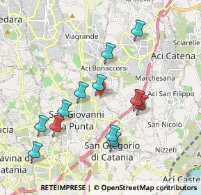 Mappa Via Verdina, 95028 Valverde CT, Italia (2.13583)