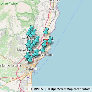 Mappa Via Oliveri, 95024 Acireale CT, Italia (6.805)