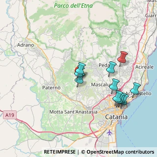 Mappa Via VI Retta di Levante, 95032 Belpasso CT, Italia (8.43545)