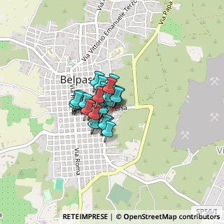Mappa Via VI Retta di Levante, 95032 Belpasso CT, Italia (0.22857)