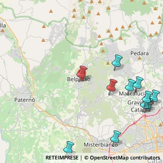 Mappa Via VI Retta di Levante, 95032 Belpasso CT, Italia (6.52455)