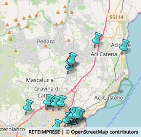 Mappa Via Napoli, 95037 San Giovanni La Punta CT, Italia (5.7095)