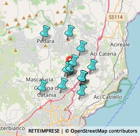 Mappa Via Napoli, 95037 San Giovanni La Punta CT, Italia (2.54)