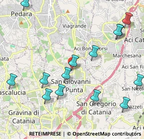 Mappa Via Brindisi, 95037 San Giovanni La Punta CT, Italia (2.79571)