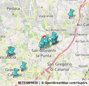 Mappa Via Napoli, 95037 San Giovanni La Punta CT, Italia (2.02571)