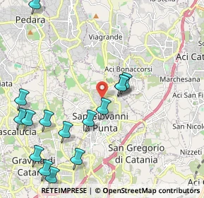 Mappa Via Brindisi, 95037 San Giovanni La Punta CT, Italia (2.83067)