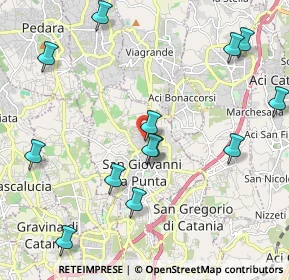 Mappa Via Brindisi, 95037 San Giovanni La Punta CT, Italia (2.69385)