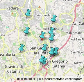 Mappa Via Napoli, 95037 San Giovanni La Punta CT, Italia (1.81929)