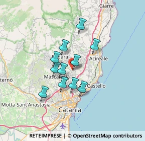 Mappa Via Napoli, 95037 San Giovanni La Punta CT, Italia (5.64273)