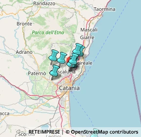Mappa Via Napoli, 95037 San Giovanni La Punta CT, Italia (8.38636)
