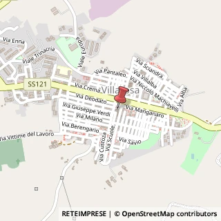 Mappa Piazza San Giacomo, 7, 94010 Villarosa, Enna (Sicilia)
