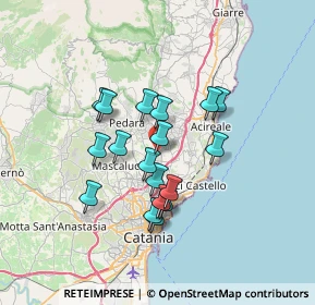 Mappa Via delle Ciliege, 95037 San Giovanni La Punta CT, Italia (6.22167)