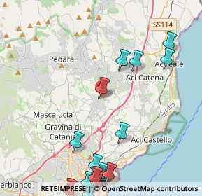 Mappa Via delle Ciliege, 95037 San Giovanni La Punta CT, Italia (6.43353)