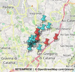 Mappa Via delle Ciliege, 95037 San Giovanni La Punta CT, Italia (1.2735)