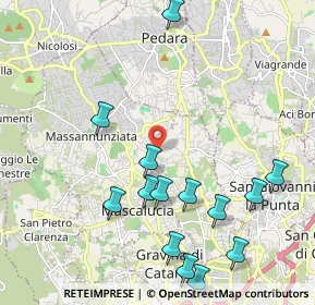 Mappa Via Mimosa, 95030 Tremestieri Etneo CT, Italia (2.68357)