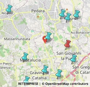 Mappa Via Sciara, 95030 Tremestieri Etneo CT, Italia (3.07636)