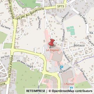 Mappa Centro Commerciale Le Zagare, 95037 San Giovanni la Punta, Catania (Sicilia)