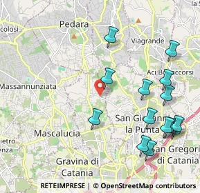 Mappa Via Cardinale Dusmet, 95030 Tremestieri Etneo CT, Italia (2.72214)