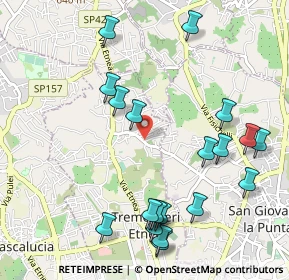 Mappa Via Cardinale Dusmet, 95030 Tremestieri Etneo CT, Italia (1.344)