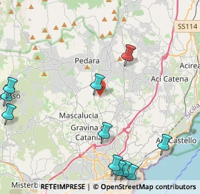 Mappa Via Cardinale Dusmet, 95030 Tremestieri Etneo CT, Italia (6.47182)