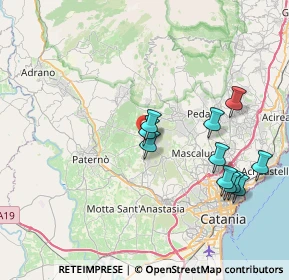 Mappa Via II Retta di Levante, 95032 Belpasso CT, Italia (8.69909)