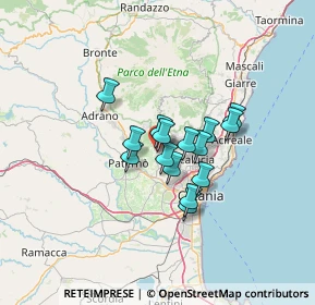 Mappa Via II Retta di Levante, 95032 Belpasso CT, Italia (9.71)