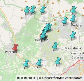 Mappa Via II Retta di Levante, 95032 Belpasso CT, Italia (3.979)