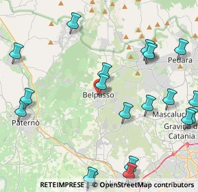 Mappa Via II Retta di Levante, 95032 Belpasso CT, Italia (6.1755)