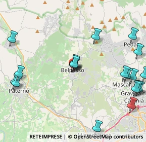 Mappa Via II Retta di Levante, 95032 Belpasso CT, Italia (5.934)