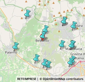 Mappa Via II Retta di Levante, 95032 Belpasso CT, Italia (5.23533)