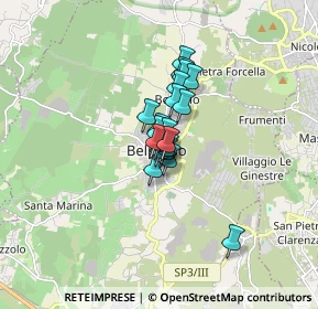 Mappa Via II Retta di Levante, 95032 Belpasso CT, Italia (0.9355)