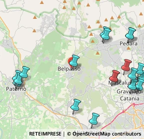 Mappa Via XIV Traversa, 95032 Belpasso CT, Italia (6.532)