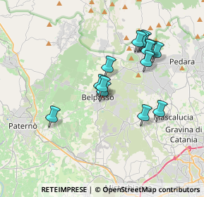 Mappa Via XIV Traversa, 95032 Belpasso CT, Italia (3.675)