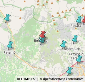 Mappa Via XIV Traversa, 95032 Belpasso CT, Italia (5.70273)
