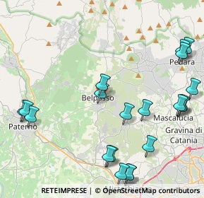 Mappa Via XIV Traversa, 95032 Belpasso CT, Italia (5.9945)