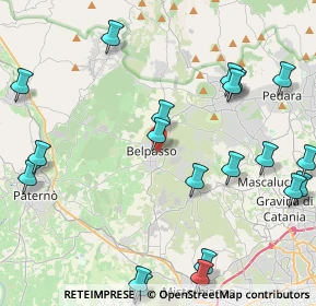 Mappa Via XIV Traversa, 95032 Belpasso CT, Italia (6.113)