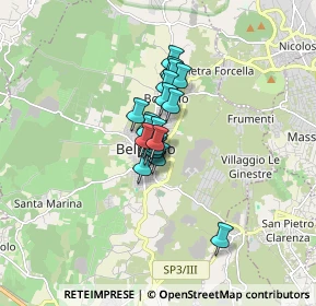 Mappa Via XIV Traversa, 95032 Belpasso CT, Italia (0.992)