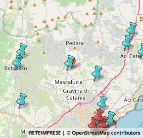 Mappa Via Villafranca, 95030 Mascalucia CT, Italia (7.372)