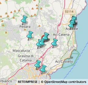 Mappa Montello, 95037 San Giovanni La Punta CT, Italia (4.085)