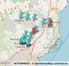 Mappa Montello, 95037 San Giovanni La Punta CT, Italia (3.5735)