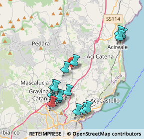 Mappa Montello, 95037 San Giovanni La Punta CT, Italia (4.74333)