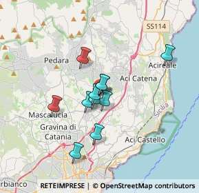 Mappa Centro Commerciale Le Zagare, 95037 San Giovanni La Punta CT, Italia (2.76545)