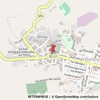 Mappa Via Colaianni, 16, 94010 Villarosa, Enna (Sicilia)