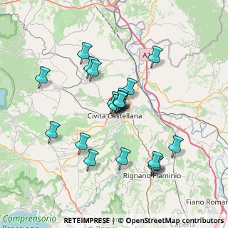 Mappa Via Martiri di Cefalonia, 01033 Civita Castellana VT, Italia (6.775)