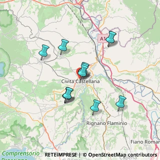 Mappa Via Martiri di Cefalonia, 01033 Civita Castellana VT, Italia (6.3375)