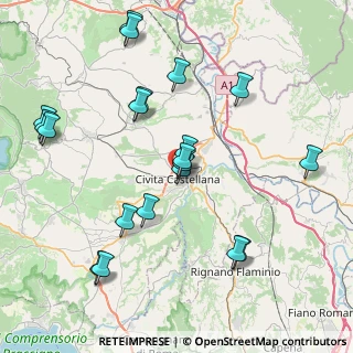 Mappa Via Martiri di Cefalonia, 01033 Civita Castellana VT, Italia (9.193)