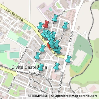 Mappa Via Papa Giovanni XXIII, 01033 Civita Castellana VT, Italia (0.155)