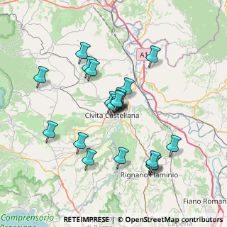 Mappa Via Papa Giovanni XXIII, 01033 Civita Castellana VT, Italia (6.767)